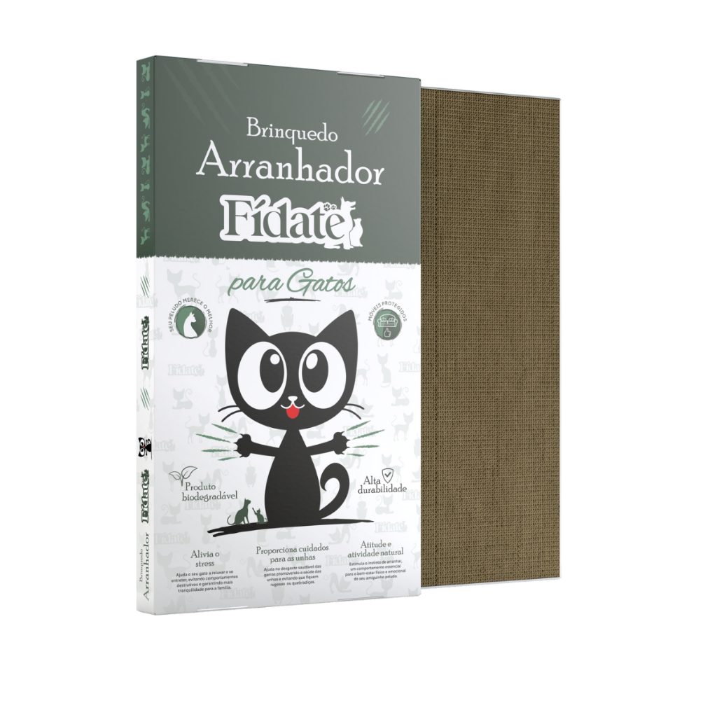 Arranhador Plano Fídate Antistress Gatos 42x23x3cm