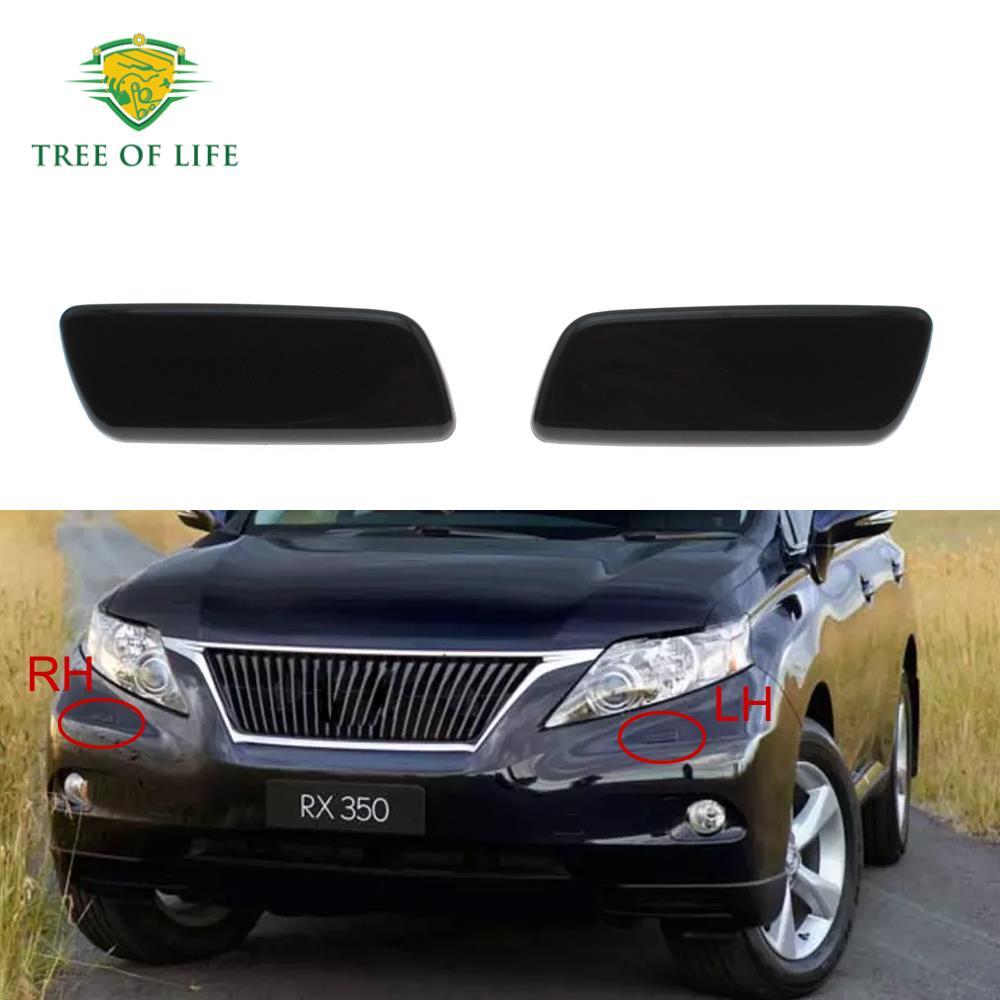 Para Lexus RX270 RX350 RX450H 2009 2010 2011 Amortecedor Dianteiro Farol Arruela Bocal Capa Spray De Água Jet Cap (LH &