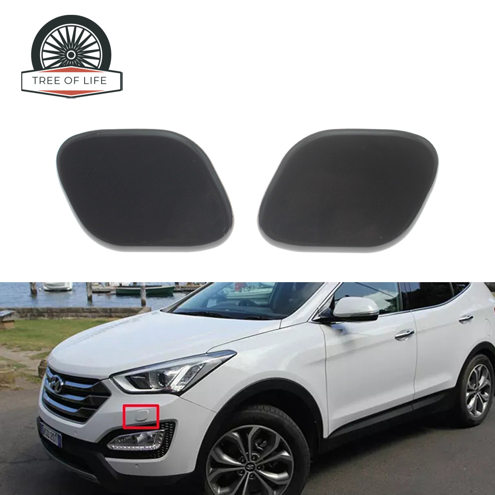 Frente Direita Esquerda Pára-Choques Farol Arruela Bocal Jet Tampa Capa Para Hyundai Santa Fe DM 2012-2015 98681A1000 98