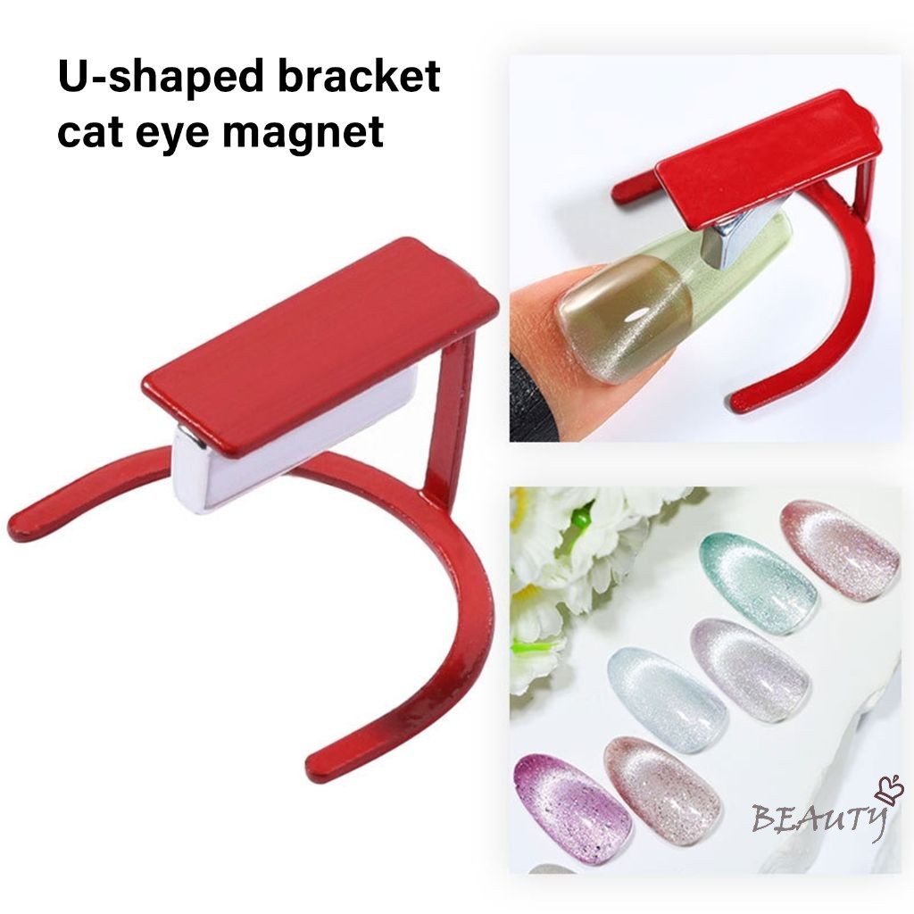 Design De Olho De Gato Com Suporte Magnético Em Forma De U Para Montagem Segura