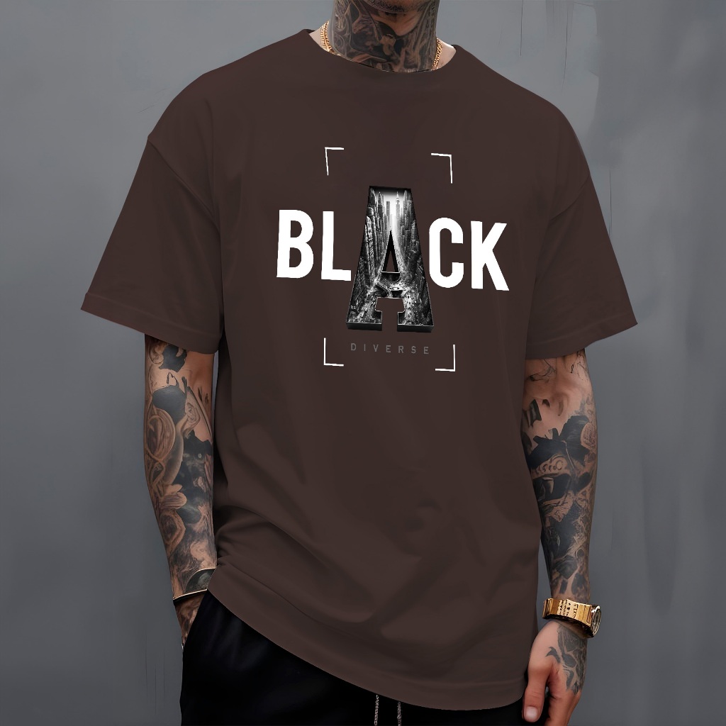 Camiseta Masculina Estampa  Black City  Infinity Camisa Street Wear  100% Algodão Respiravel