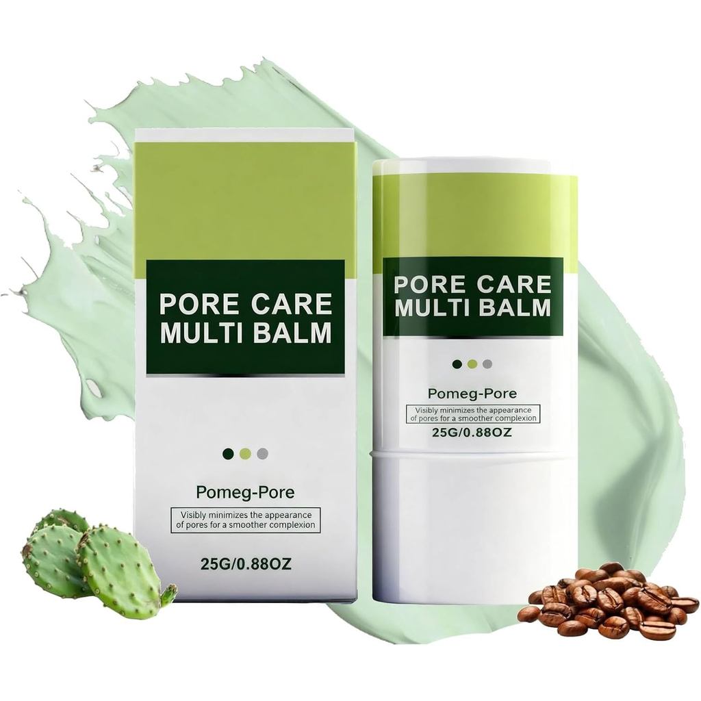 Cactox Pore Relief Multi Balm Stick – Bálsamo Refrescante Instantâneo, Hidratante Facial Refrescante e Restaurador, Mini