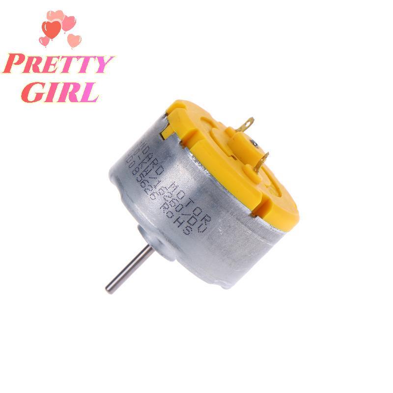 [Pretty ggirl] Mini Motor DC Padrão RC500-KW/16260 6V 9V 12V 32mm Eixo Redondo Para Substituição De Peças De Brinquedos