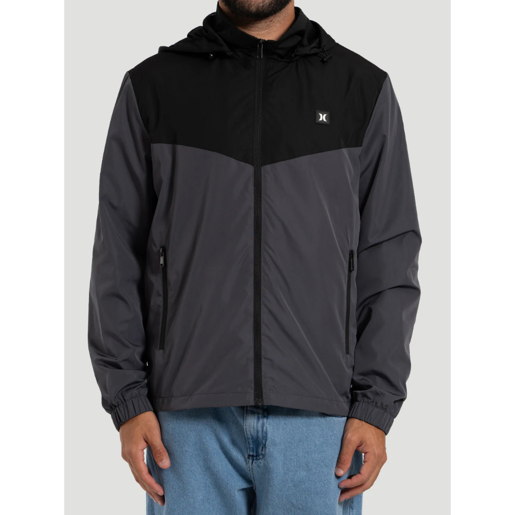 Jaqueta Windbreaker Liberty Hurley Preta Importada