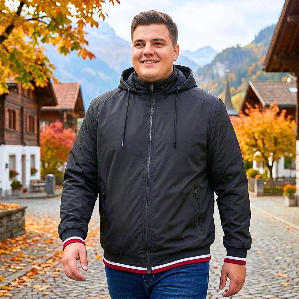 Jaqueta Windbreaker Masculina Extra Plus Size Corta-Vento