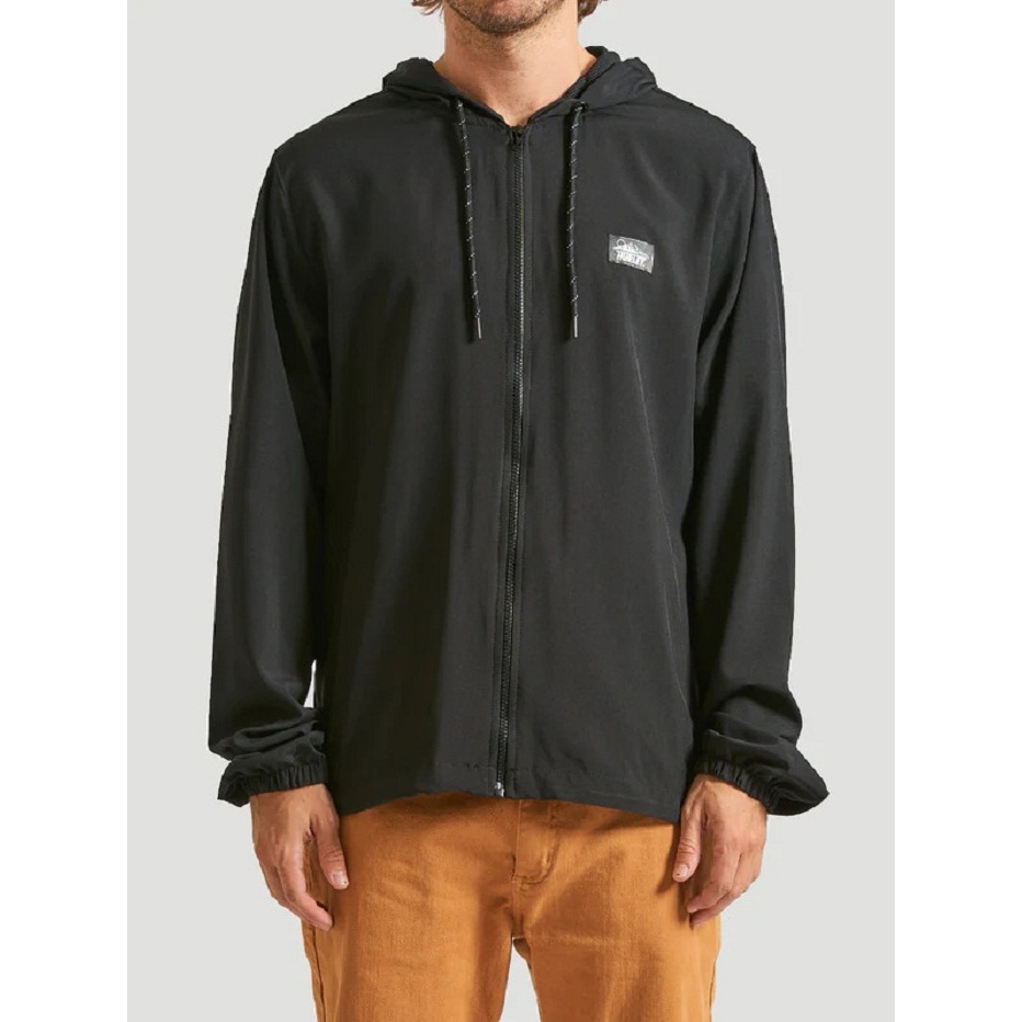 Jaqueta Hurley Windbreaker Mountain Preta - Hot Pipehead