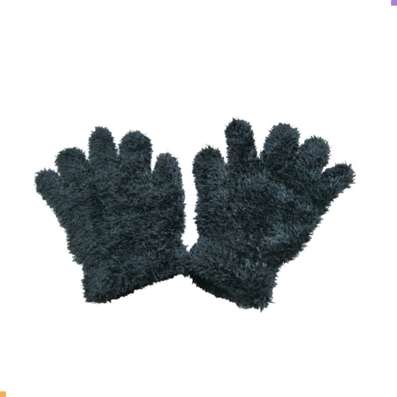 Luvas de Pelinho Pelúcia Infantil Menina Tamanho Único Cores Sortidas Inverno Frio Aquece Térmica Barato Presente