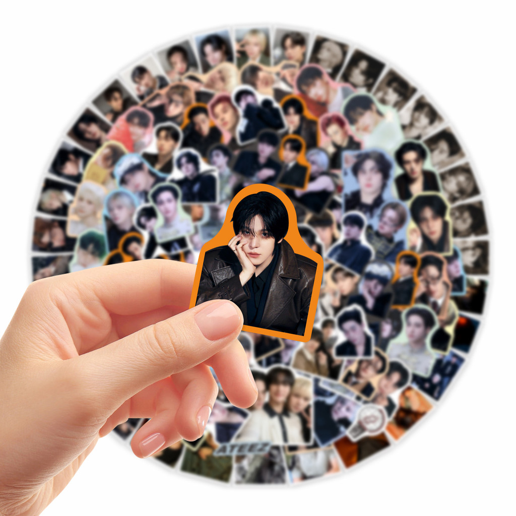 8-120 Unidades Adesivos ATEEZ GOLDEN HOUR Part5 14o Mini Álbum Coreano Boy Band Part3 Foto Hongjoong Seonghwa Yunho Baga