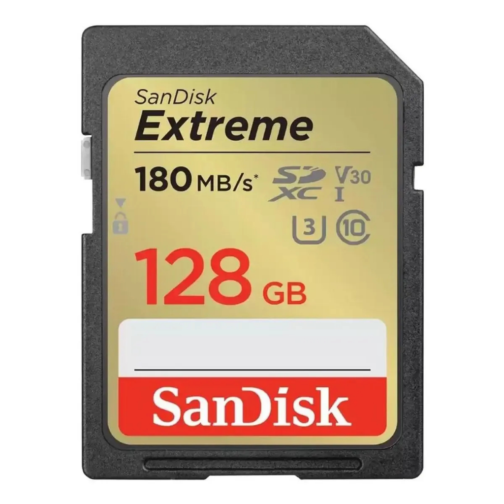 Cartão de Memória SD SanDisk Extreme 32GB 64GB 128GB SDXC UHS-I U3 V30 170MB/s Alta Velocidade Classe 10 4K UHD Full HD