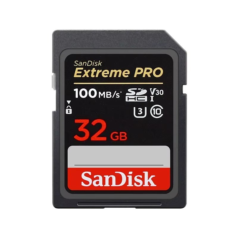 Cartão de Memória SD Sandisk 32gb Extreme Pro SDXC UHS-I 100MB/s Para Drones Notebooks Classe 10 U3 V30 4K UHD Full HD
