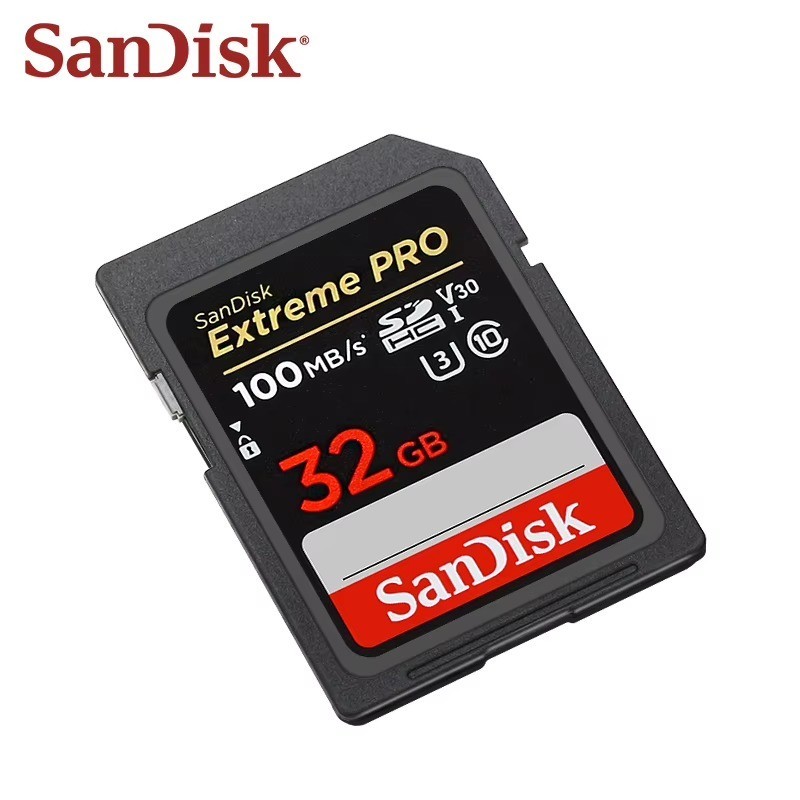 Cartão de Memória SD Sandisk 32gb Extreme Pro SDXC UHS-I 100MB/s Para Câmeras e Filmadoras Classe 10 U1 4K UHD Full HD