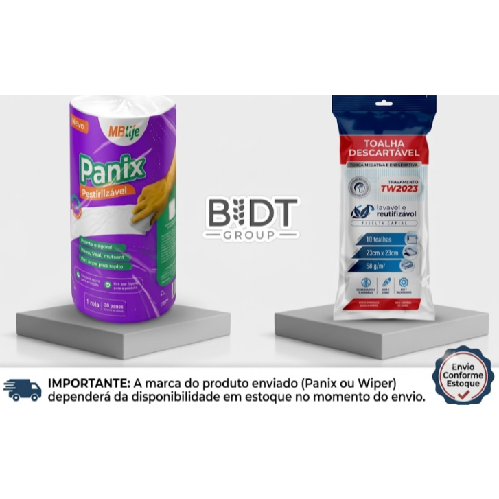 Kit 3 Rolos Pano Reutilizável Multiuso 174 Folhas Branco Absorvente Água Lavável Toalha De Papel