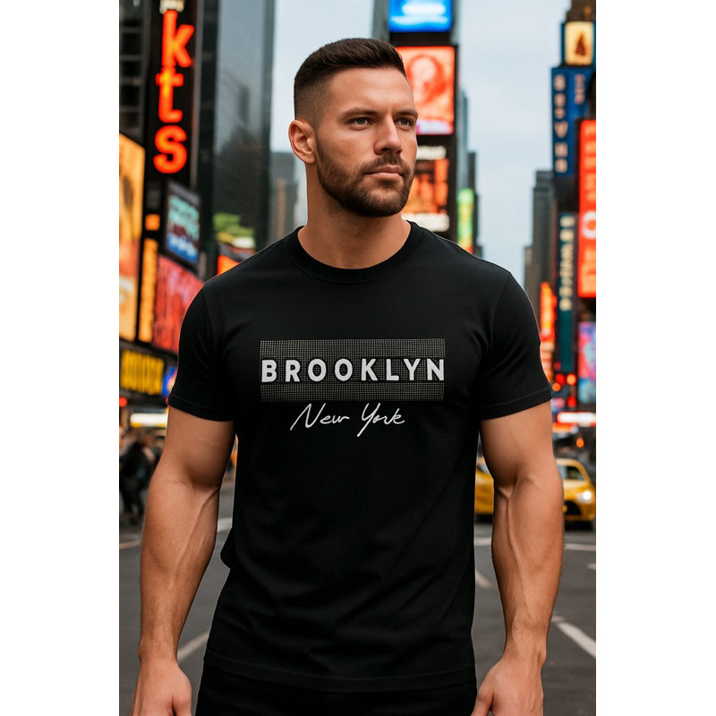 CAMISETA MASCULINA ALGODÃO ESTAMPADA CAMISA CASUAL ESTILOSA LUXO REFORÇADA COSTURA OMBRO A OMBRO LANÇAMENTO