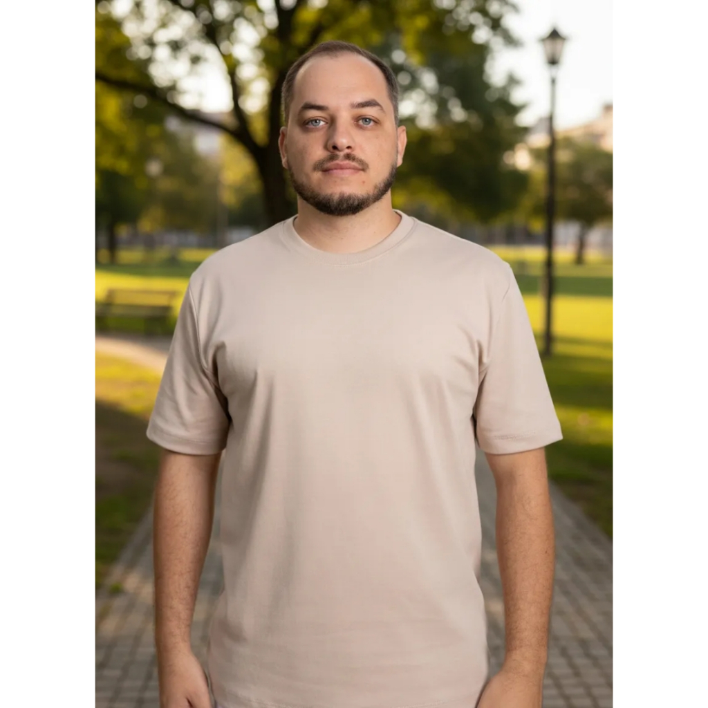 Camiseta básica lisa Casual Acabamento Reforçado nas Costuras Confortável Malha Premium