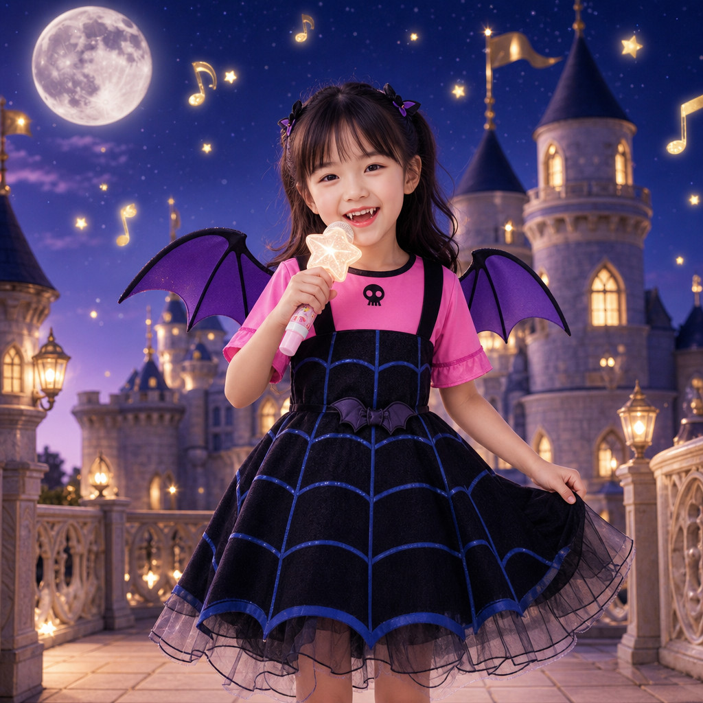 Crianças Meninas Vampiro Vestido De Princesa Halloween Cosplay Festa Traje Carnaval Role Play Fantasia Roupa 2-8Y