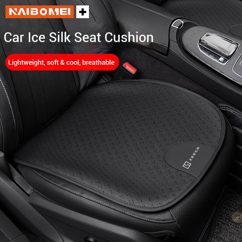 Almofada De Assento De Carro Seda Gelo Respirável Capa Para ZEEKR 001 007 009 001FR 007GT X