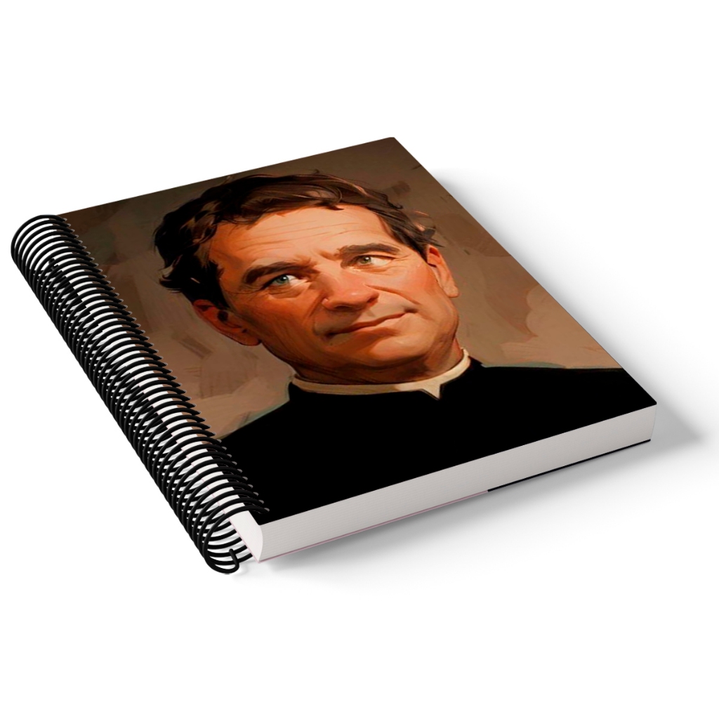 Caderno 1/4 capa dura espiral 96 folhas - DOM BOSCO