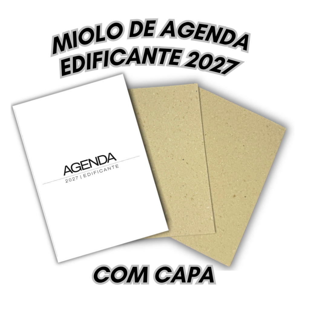 Miolo de Agenda Edificante 2026 - 1DPP - 384 Páginas / Sab e Dom Separados