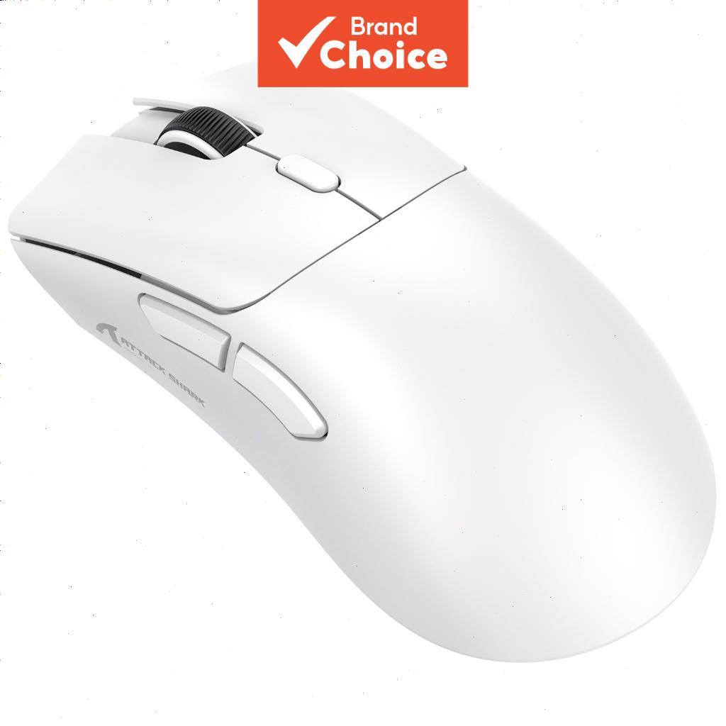 Mouse Tri-Modo ATTACK SHARK R1 18000DPI PAW3311 Macro para PC Laptop Escritório