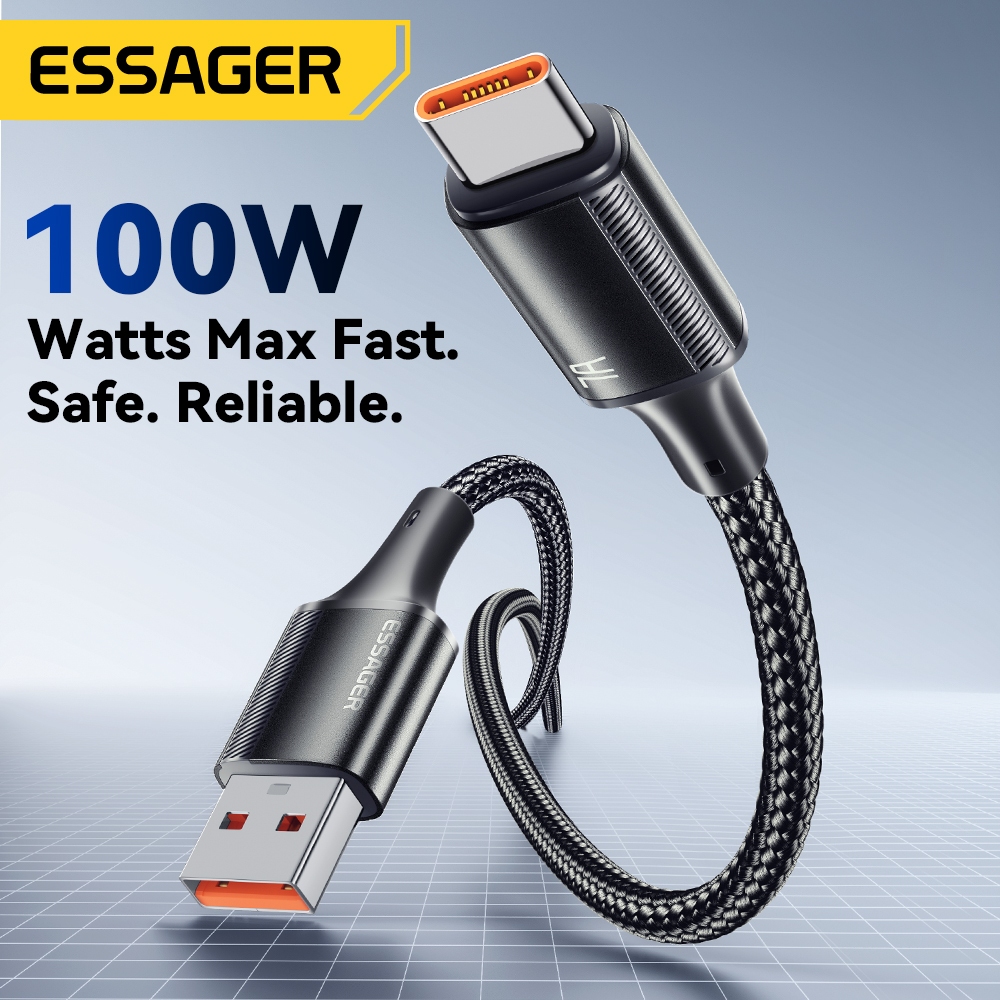 Essa Essager Usb Para Cabo Tipo C Upgrade 7A De Dados De Alta Corrente Telefone Android Xiaomi Huawei