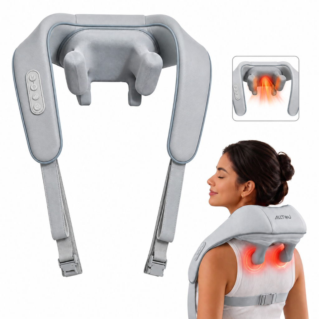 Smart Neck Massager Wireless Compression Pain Relief Shoulder Full Body Massager