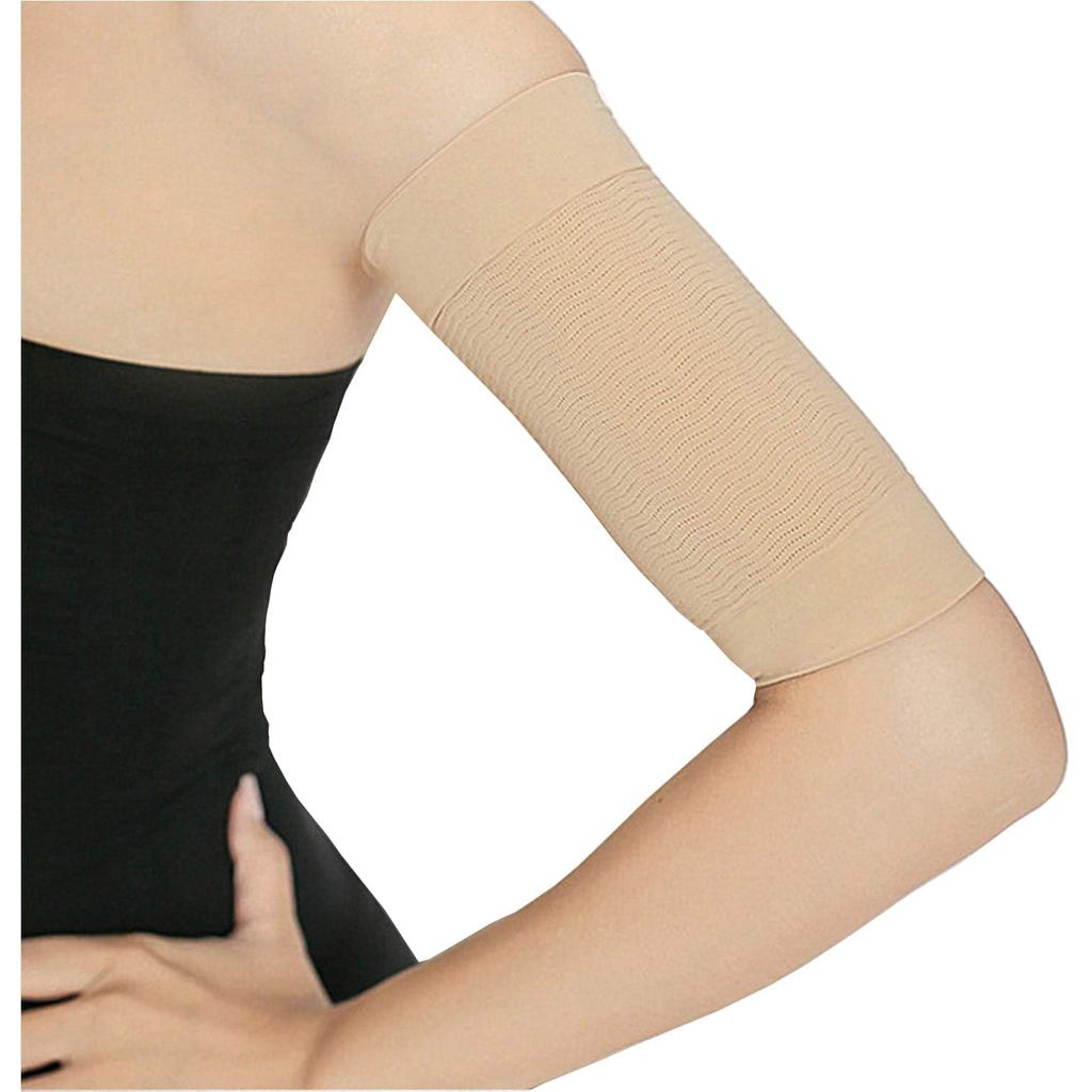 Acfun 2 Pair Arm Slimming Shaper Wrap Massager, Arm Compression Sleeve Upper Arm Shaper Arms Sleeve for Women