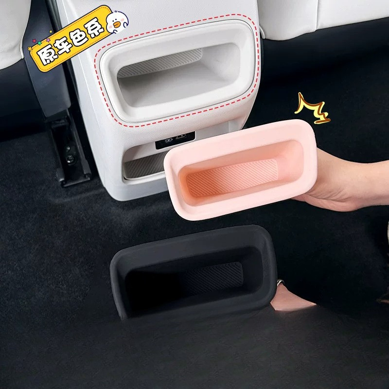 Para 2026 Geely EX2 Estrela Desejo Caixa De Apoio De Braço Armazenamento Traseiro Decoração Do Carro Em Camadas De Artig