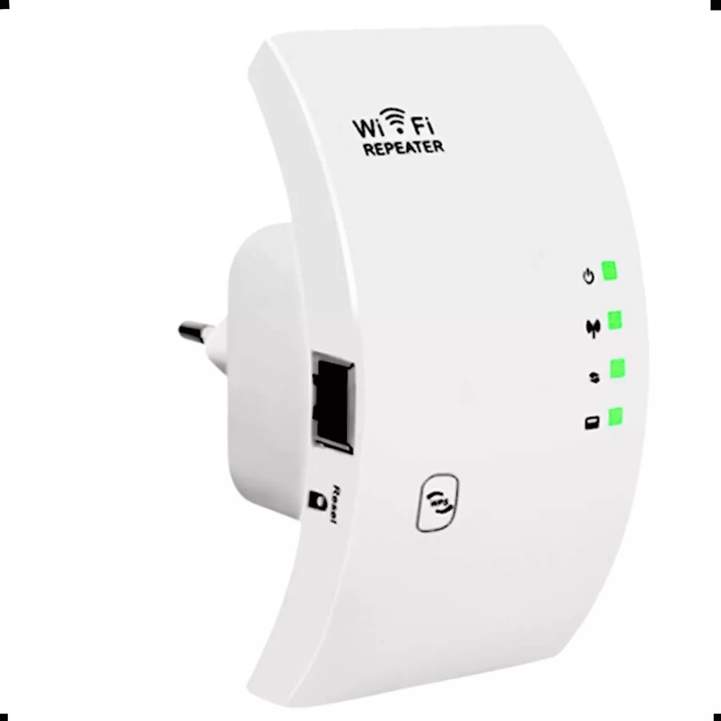 Repetidor Wi-Fi 300Mbps Extensor de Sinal Wireless Amplificador Roteador Casa/Escritório