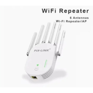 Repetidor Wifi 6 Antenas 3 in 1 functios 2.4g Roteador Amplificador De Sinal e Modem 300MBPS 300m