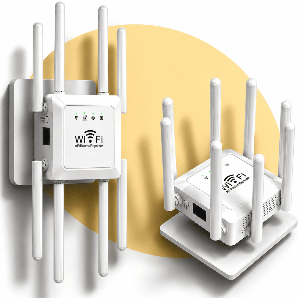 Roteador Wifi 300mbps 8 Antenas Amplificador Sinal E Repetidor De Internet Sem Fio Para Casa E Escritorio