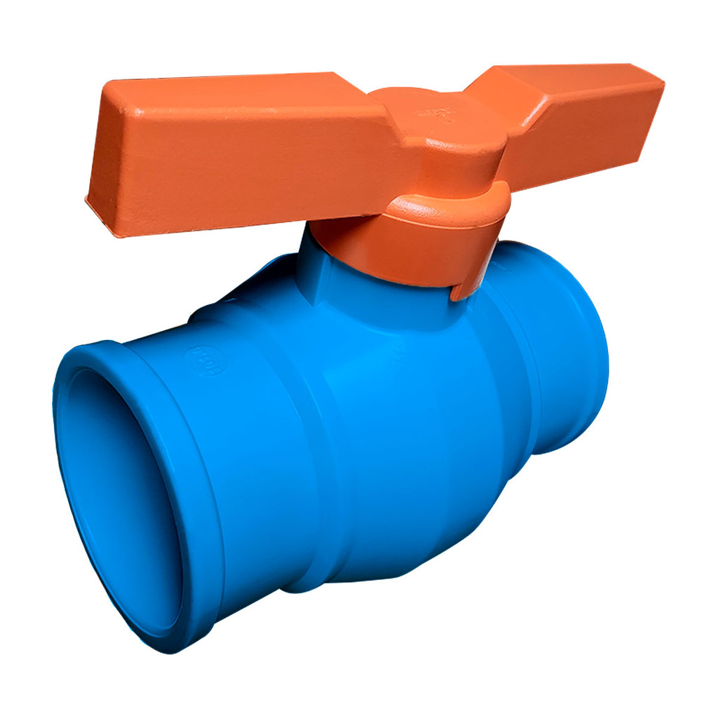 10 Unidades Registro De Esfera Roscável Pvc 1  (32mm) Azul
