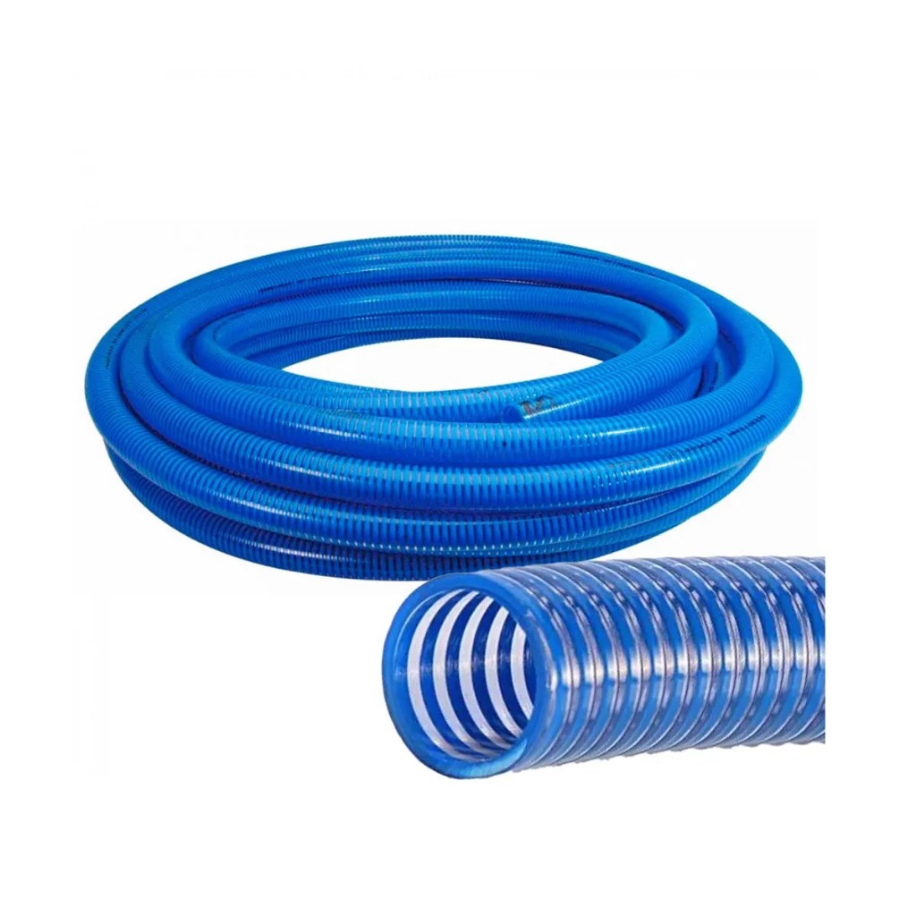 2 metros Mangueira Sucção Azul 32mm e 4 Mts 20mm