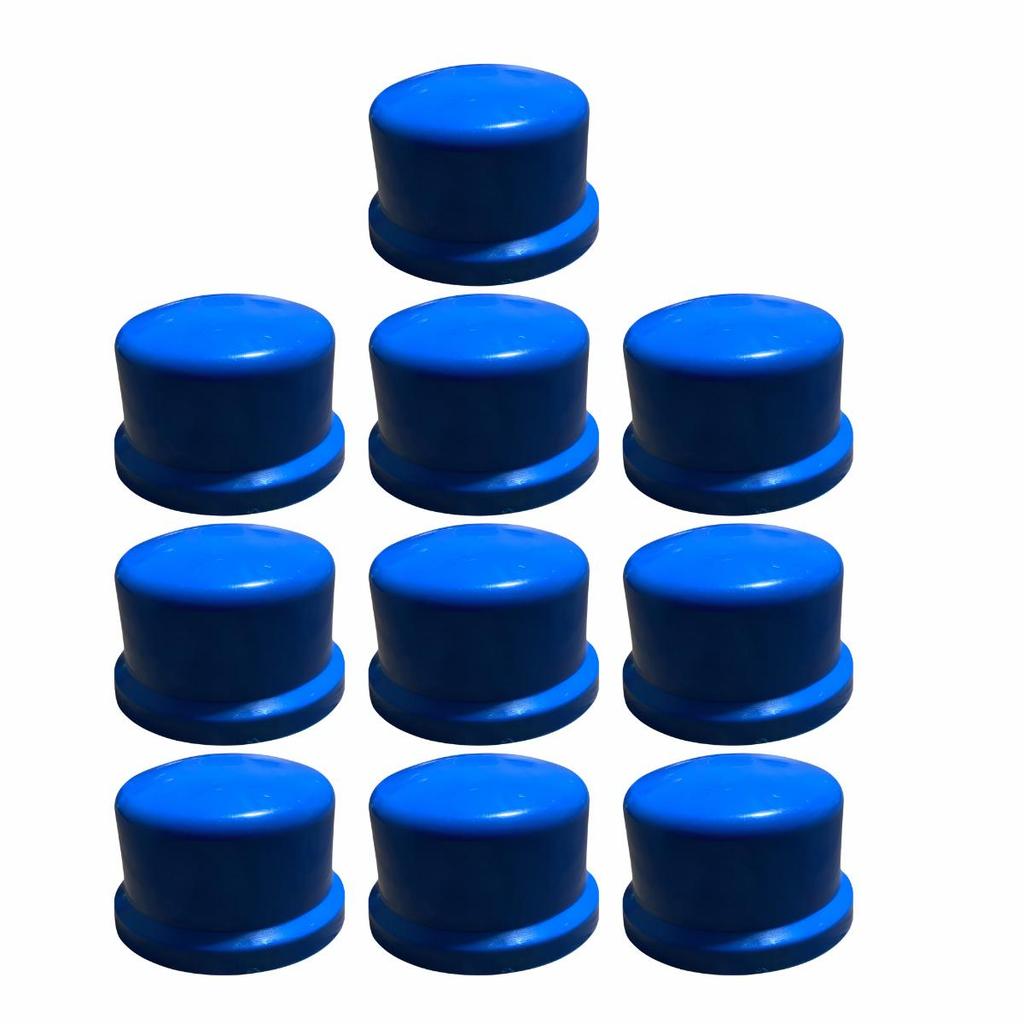 Kit 10 Unidades Cap Soldável 32mm Cano Azul