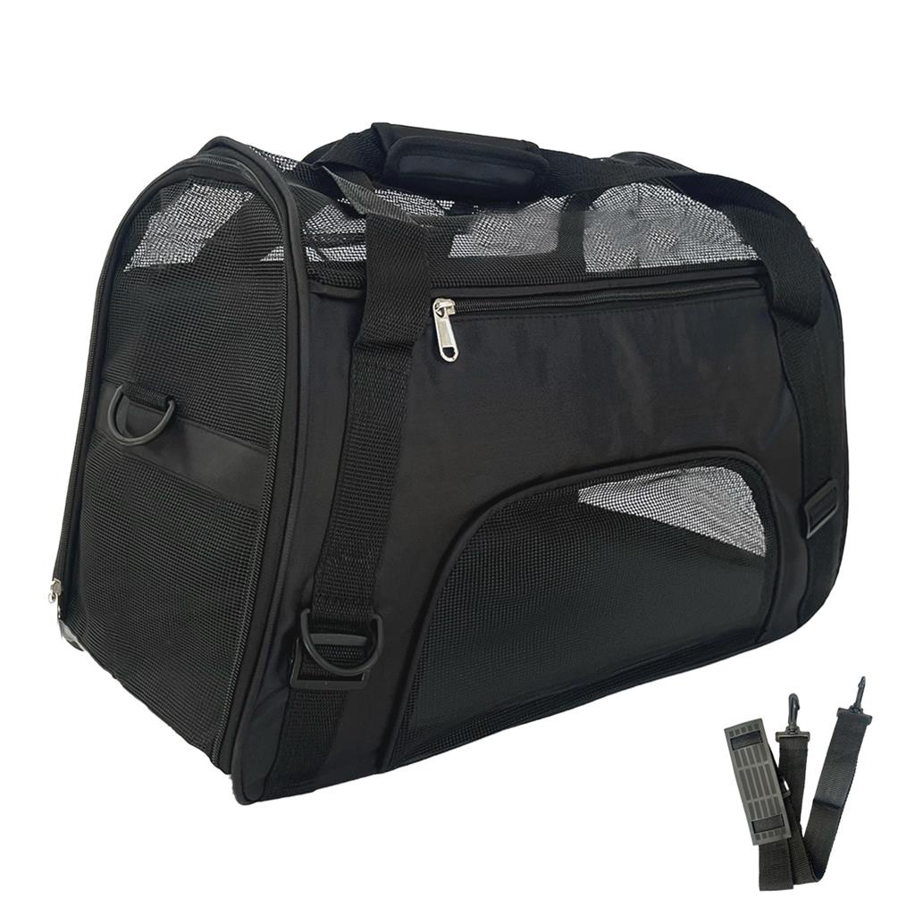 Bolsa transporte pet gato caes caixa 55x35x27cm cachorros