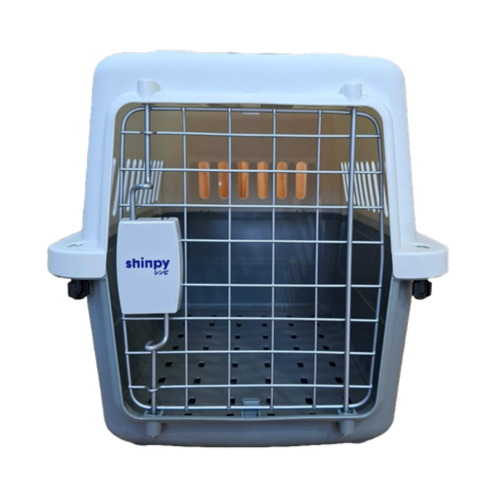 Caixa De Transporte Pet Cachorro Gato Tam Pp Cinza Shinpy