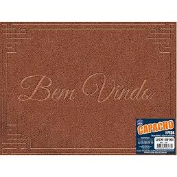 Tapete Capacho Bem-Vindo 60 x40 Antiderrapante Decorativo Entrada