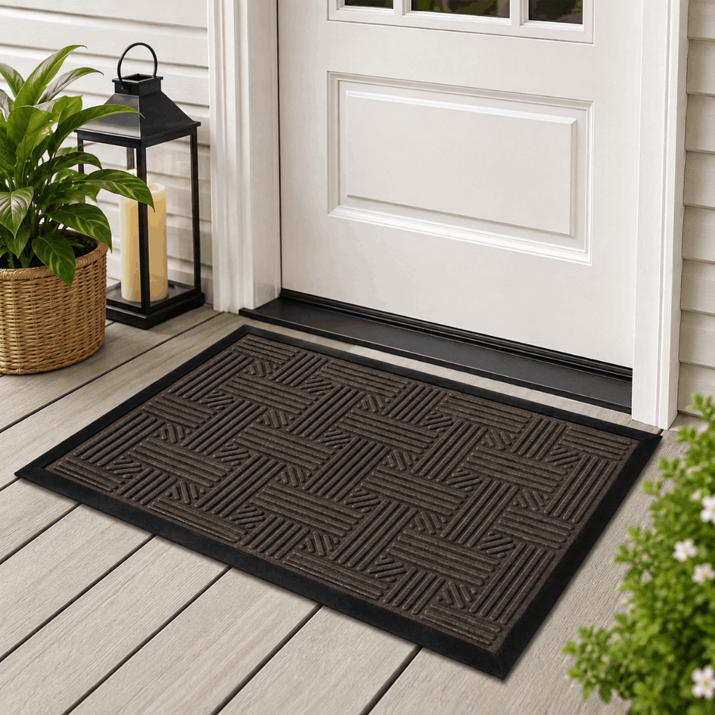 Tapete Capacho Porta Entrada 40x60 Borracha Antiderrapante Decorativo