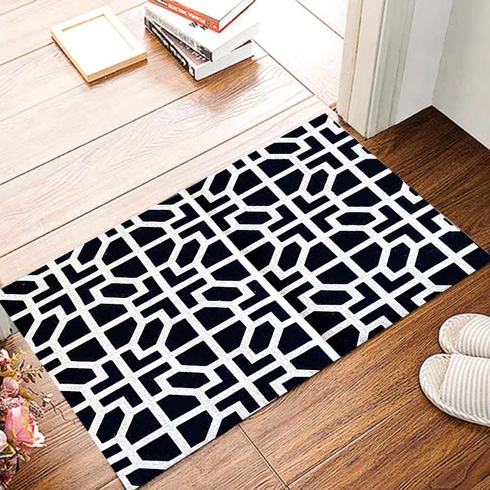 Tapete Capacho Avulso Porta Entrada 45 x 65 Borracha Antiderrapante Decorativo