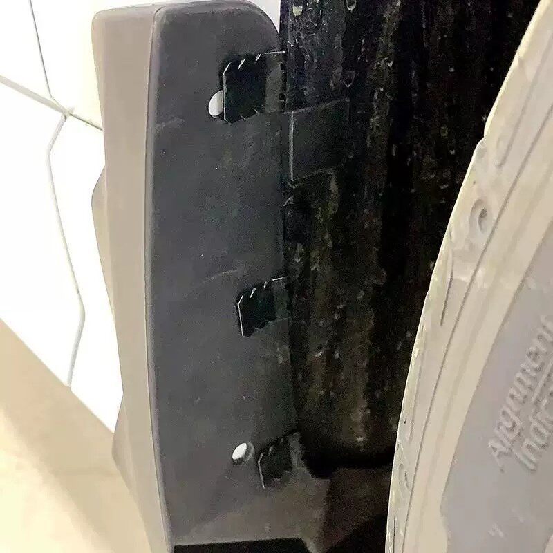 Placa fixa para guarda-lamas, folha de instalação não danificada, placa de proteção Universal, clipe de ferro adequado p