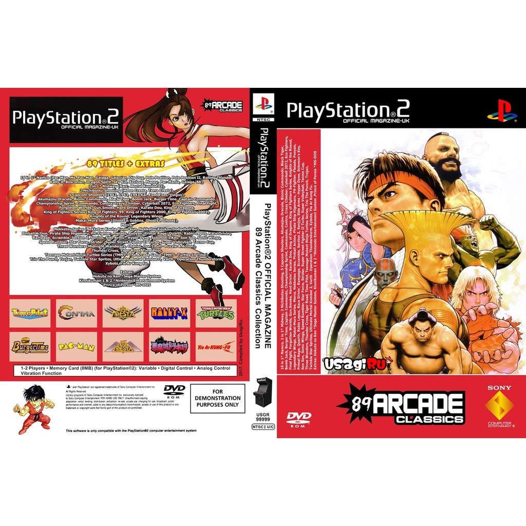 89 Arcade Classics - PS2