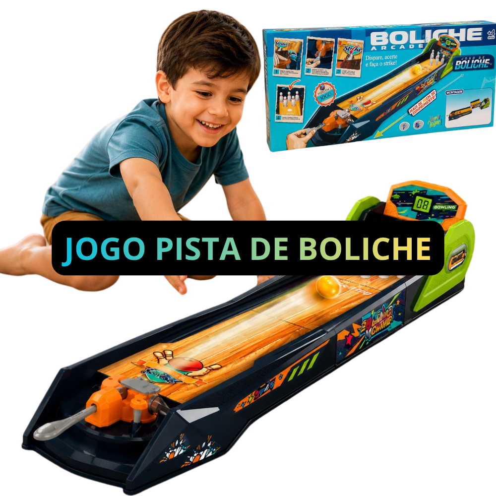 Jogo Boliche Infantil Infantil Brinquedo Interativo Arcade Diversao Crianças
