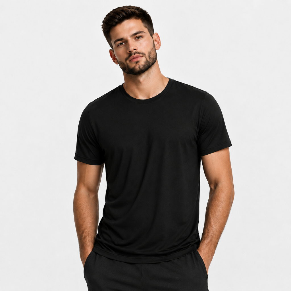 Camiseta Tech Modal Básica Anti Odor Não Amassa