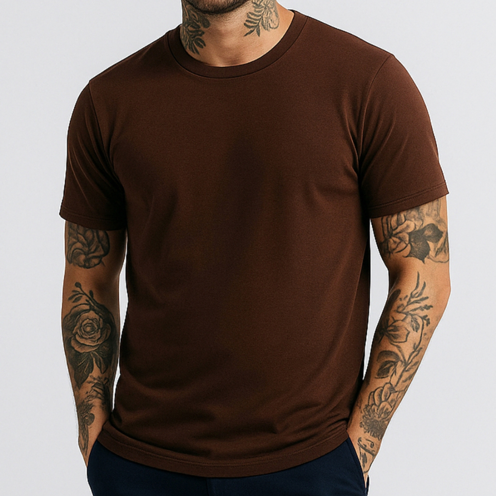 Camiseta Masculina Tech Modal Basica Elastano Não Amassa Anti-odor Anti-bacteria