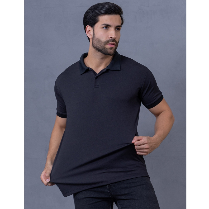 Camisa Polo Masculina Modal Com  Poliamida Tecnológica Anti-Odor Tecido Fresco Com Elastano