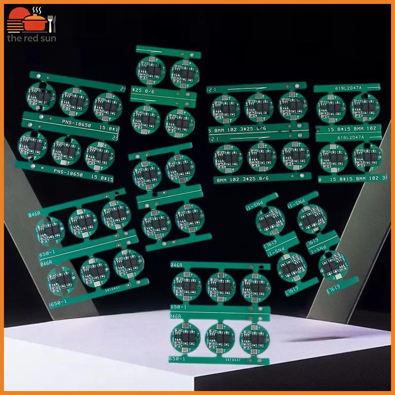 TSBR 10 Set/Lote 18650 Placa De Proteção Universal Dual MOS 3.5-4V18650 Cilíndrica .