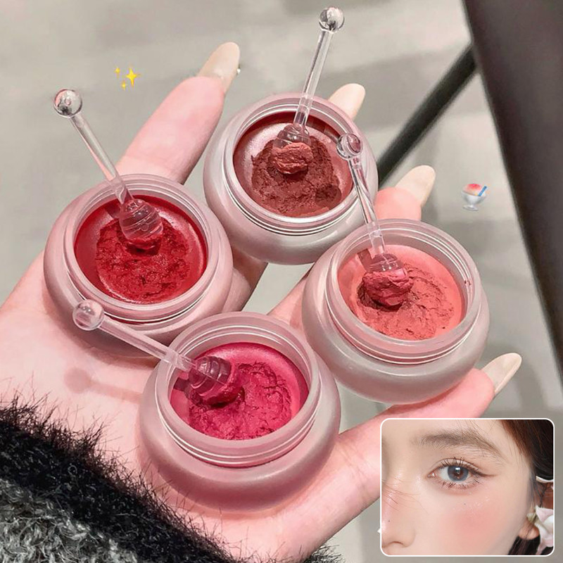 Novo cappuvini Enlatado Bálsamo Labial Névoa Espumante Fosco mousse Espuma Sólida blush Creme Sombra Lábios Cosméticos