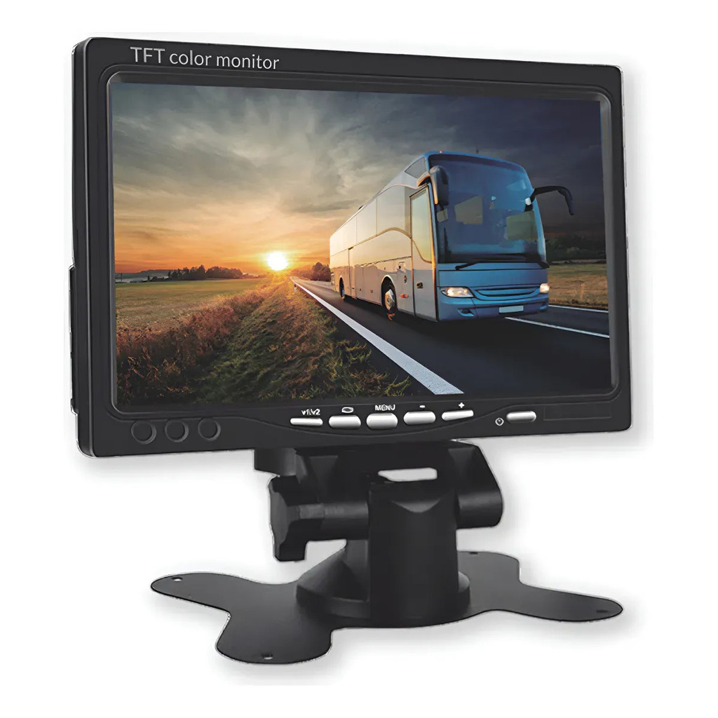 Monitor Veicular Roadstar 7 Pol Pro Line 12/24v Rs-737br Preto