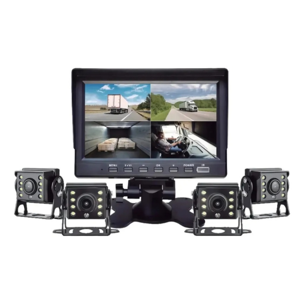 Câmera DVR Veicular Roadstar RS899BR Monitor 7