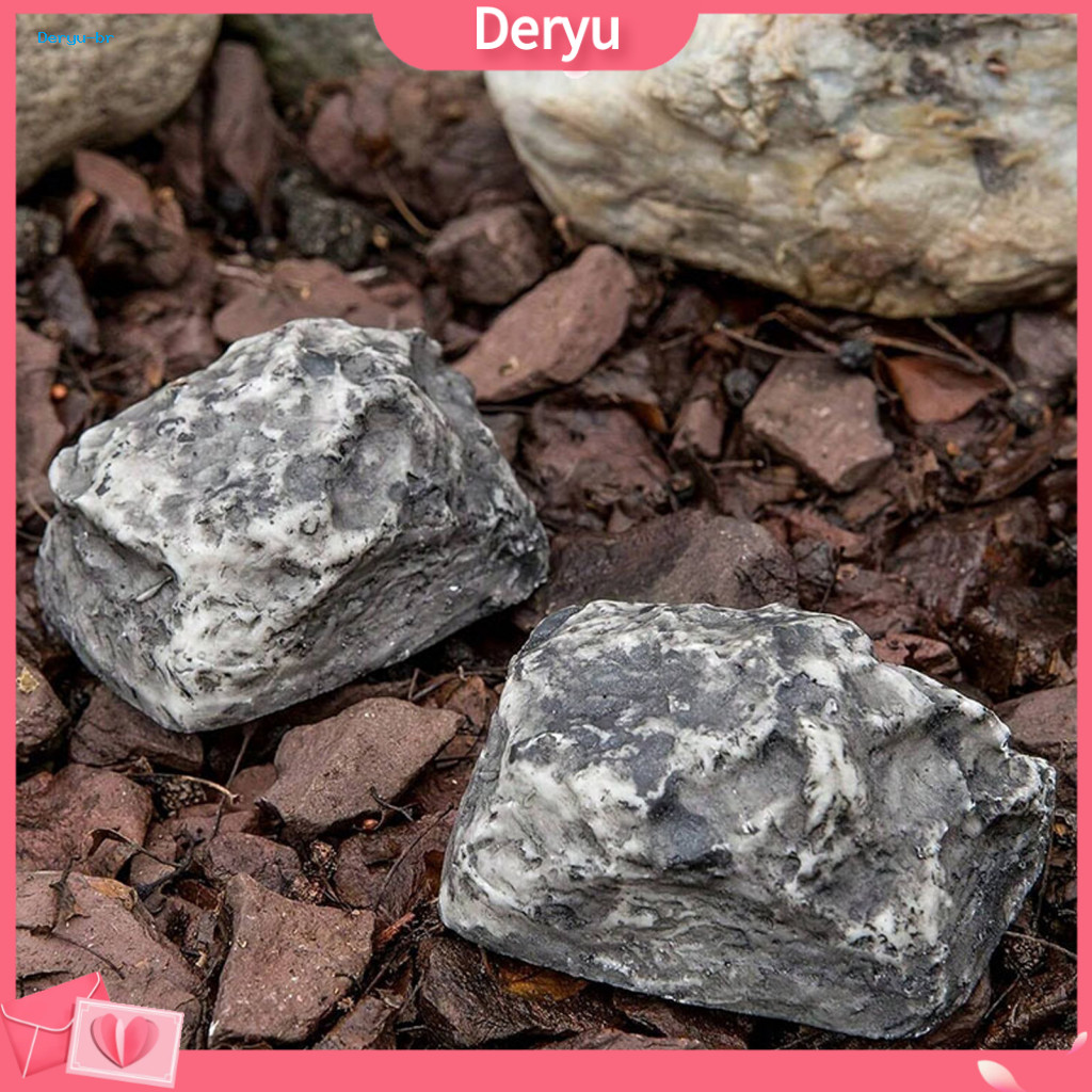Fake Rock Key Hider Portable Storage Stone Hidden Holder for Outdoor Use Waterproof Safe Realistic Garden Secure Spare f