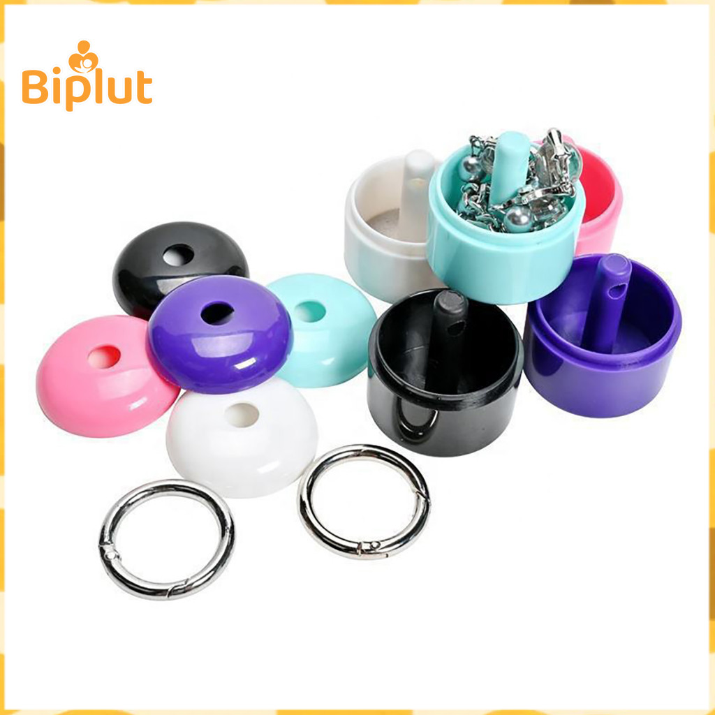 Portable Ring Holder Case Fashionable Storage Keychain Waterproof with Secure Cylindrical Slot – Lightweight Jewelry f